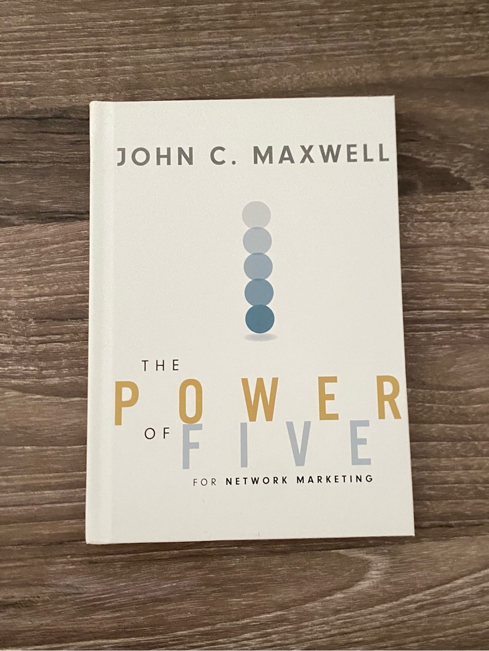 The Power of Five for Network Marketing by John C. Maxwell Hardcover Book